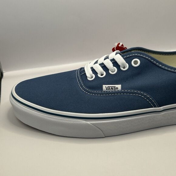 VANS MEN'S VANS AUTHENTIC SKATE SHOES (NAVY), 12 US MENS, 13.5 US WOMENS - Picture 5 of 16